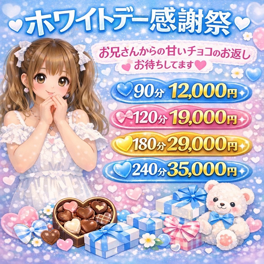 【ネット予約限定】ホワイトデー感謝祭