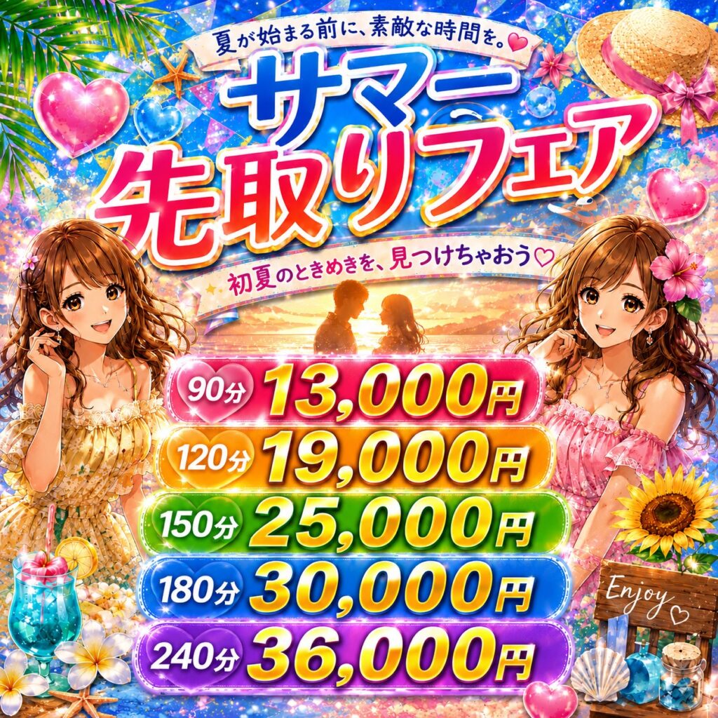 【ネット予約限定】サマー先取りフェア